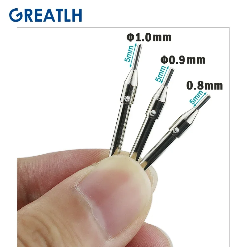 0.8mm /0.9mm /1.0mm Hair Implant FUE Punch Ultra-fine Hair Implants Serrated Plates Horn Mouths Hair Implants Tool