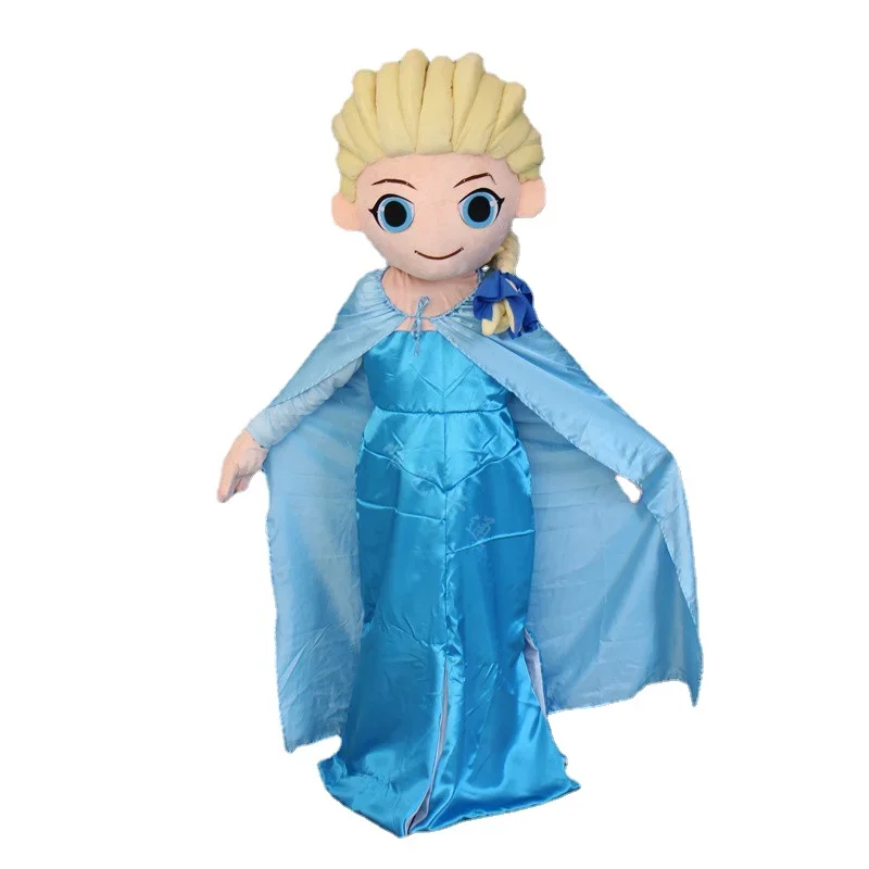 

Cosplay Cartoon character Frozen Princess Anna Elsa Mascot Costume Advertising Costume Fancy Dress Party Animal carnival props