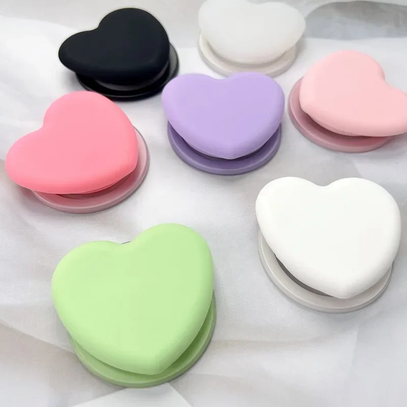 Heart Magnetic Phone Grip Stand P-Socket Pop GripTok Foldable MagSafe Cellphone Stand Holder MagSafe Ring Finger Expanding Stand