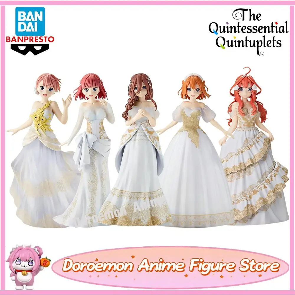 

Предзаказ оригинальных Bandai Banpresto The Quintessential Quintuplets Kawaii Girls Ichika Nino Nino Yotsuba Itsuki Свадебные фигурки