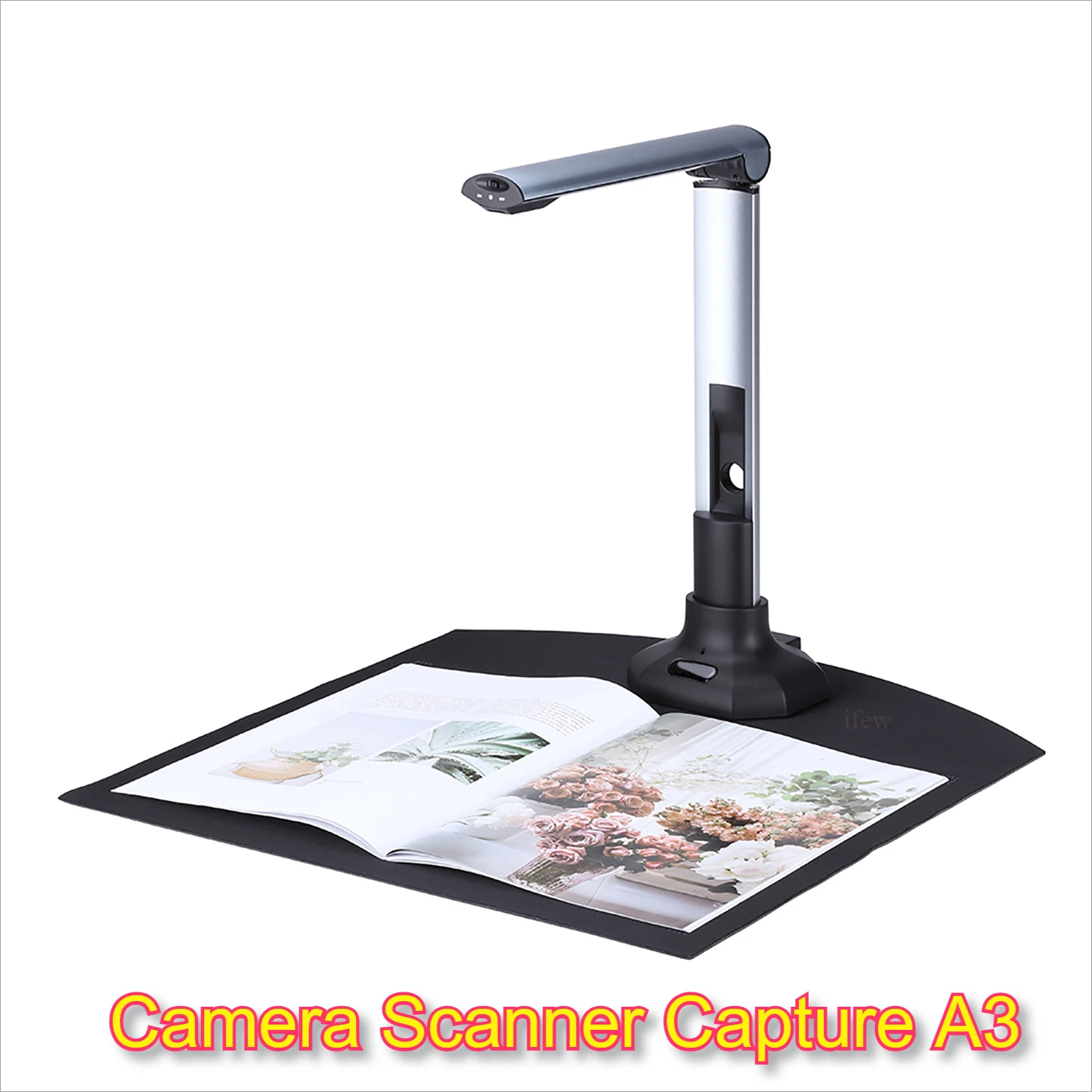 BK52 Scanner Portable Book Document Camera Scanner Capture A3 HD USB 2.0  with LED Light for ID Cards Passport Books Watermark