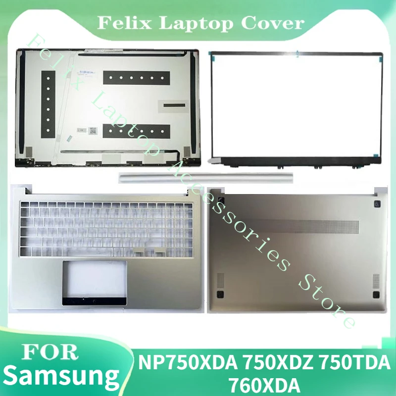 Новинка для Samsung NP750XDA 750XDZ 750TDA 760XDA Экран Задняя панель рамка клавиатура подставка для рук Нижняя крышка для ноутбука базовый чехол