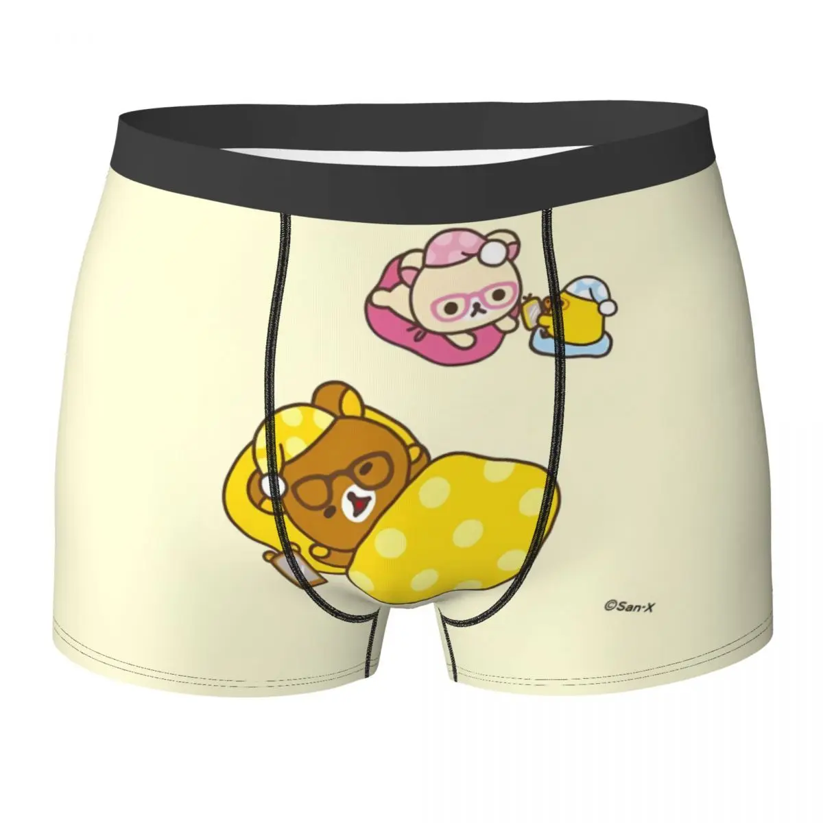 Rilakkumas Shorts Briefs Easy Bear Underwear Hot Sale Men's Breathable Trunk Customs Oversize Underpants