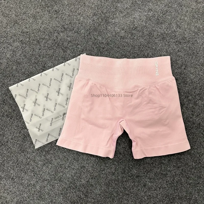 Pantaloncini da palestra ad impatto dinamico Donna Fitness Sport Fascia bassa a coste Allenamento Scrunch Yoga Booty Running Biker Allenamento Pantaloni corti