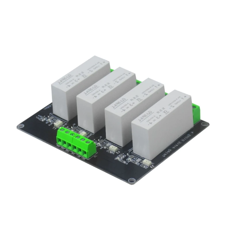 4-канальный низкоуровневый триггерный модуль твердотельных реле, управляемые переключатели нагрузки, модуль платы управления для