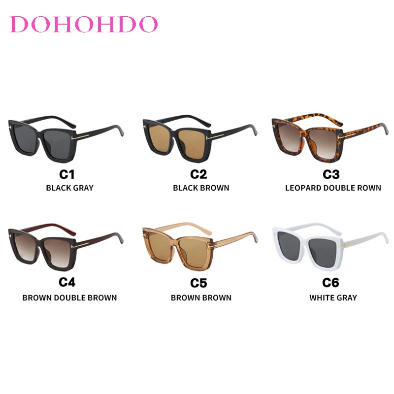 Vintage Brand Designer Fashion Cat Eye Sunglasses Women Men Retro Trendy Summer Traveling Sun Glasses Female UV400 Lentes Mujer - Image 6