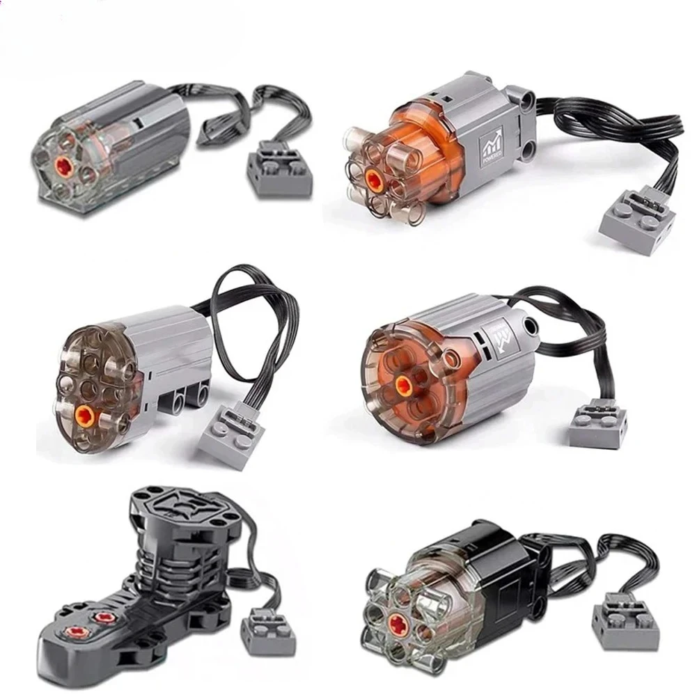 

MOC Technical Power Functions M L XL Motor Modified Legoeds-compatible 8883 8882 88004 88003 Remote Control Power Group Train
