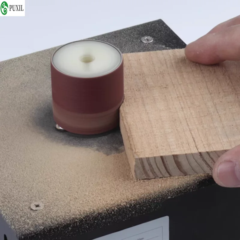 

Mini Electric Belt Sander DIY High-Speed Sand Disc Machine Multifunction Desktop Grinding Machine Polishing Woodworking Tool