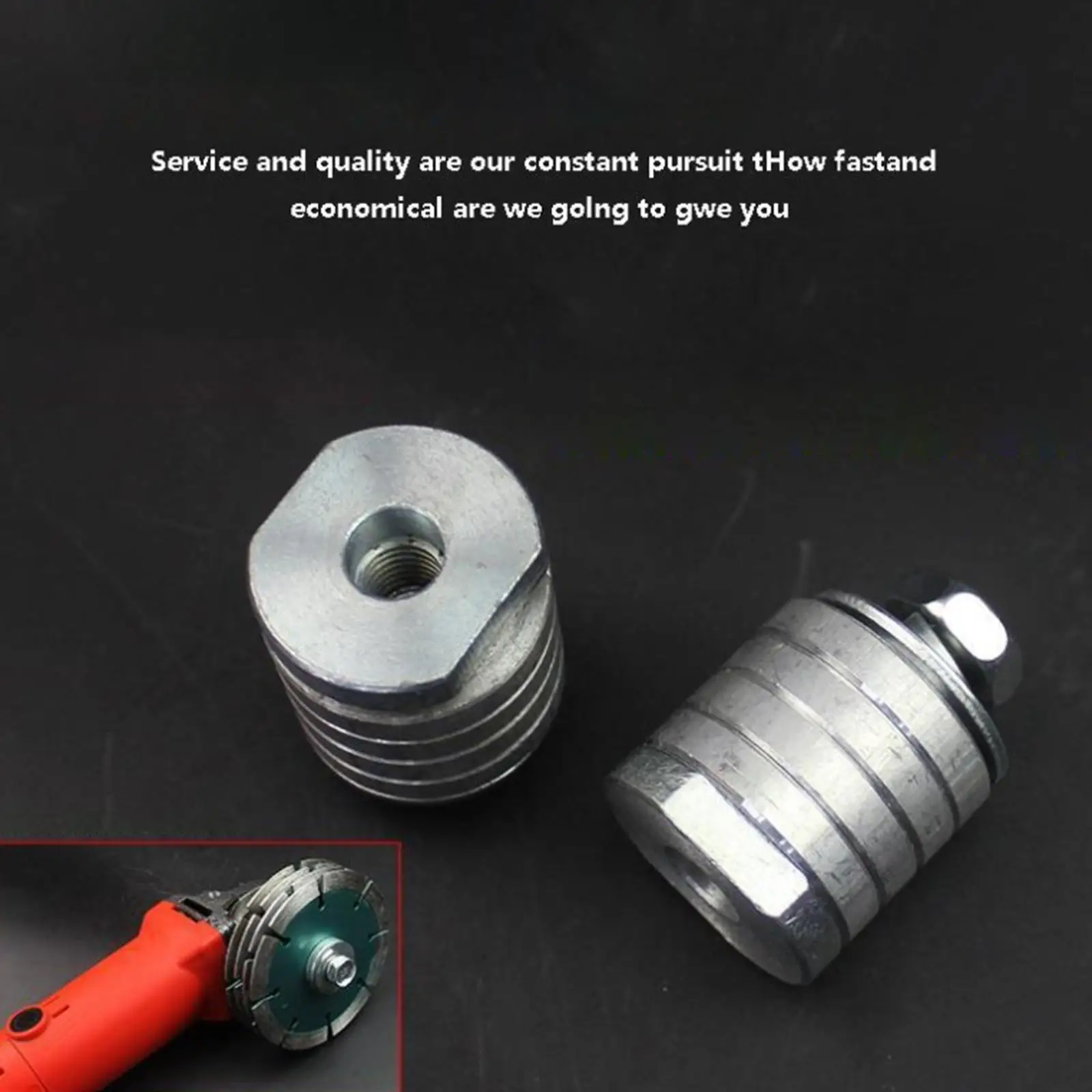 1pc Premium Angle Grinder Machine Converter 100/125-230 Lock Nut Accessories