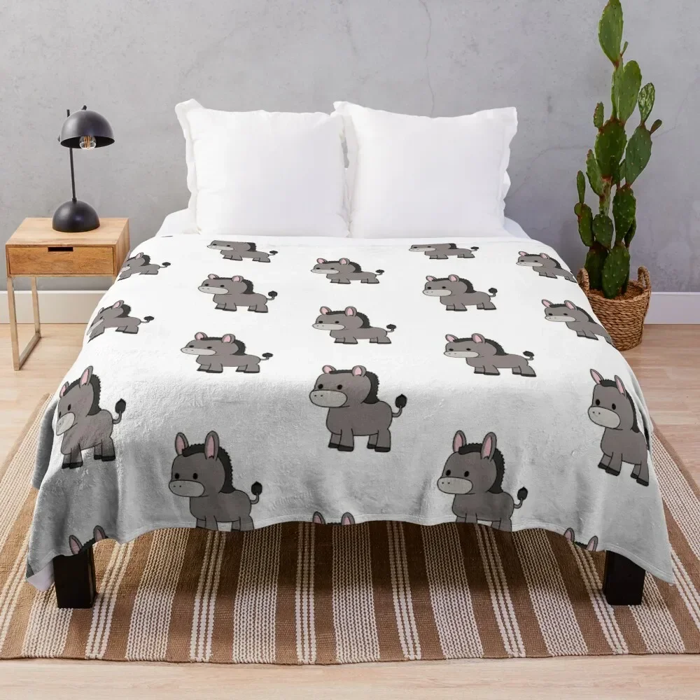 cute donkey Throw Blanket Summer Luxury Brand for babies Blankets