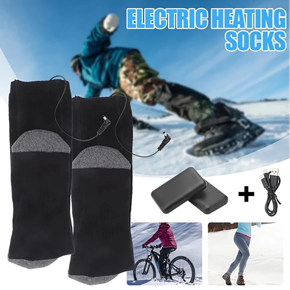 Thermostatic Temperature-Controlled Socks 4000mah Battery Operated Warm Socks For Winter