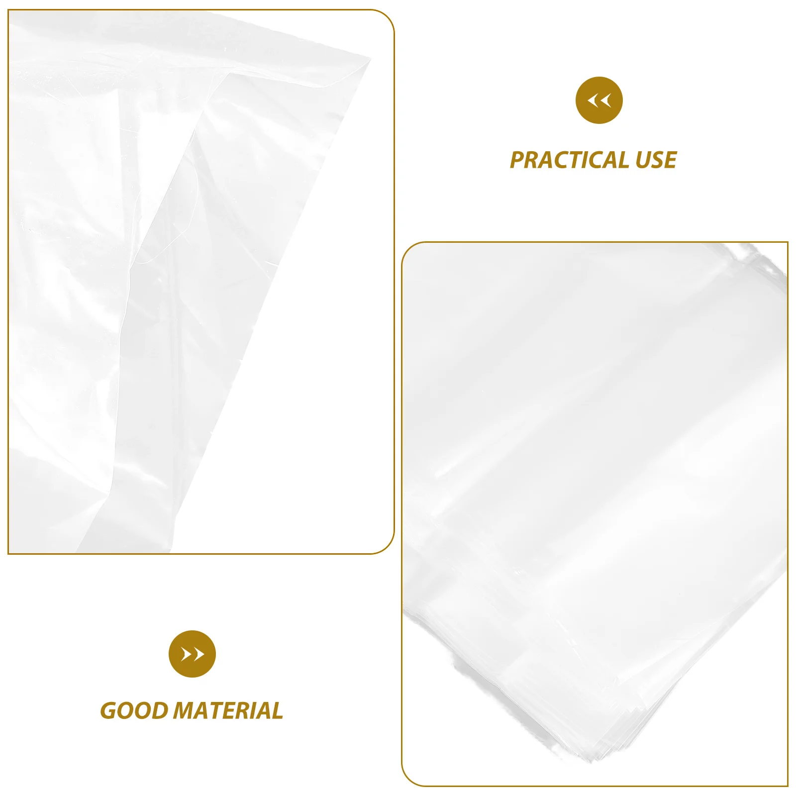 50 Pcs Bouquet Fresh-keeping Bag Flower Bags for Bouquets Packaging Sleeves Water Retainer Flowers Pe Shopping Package