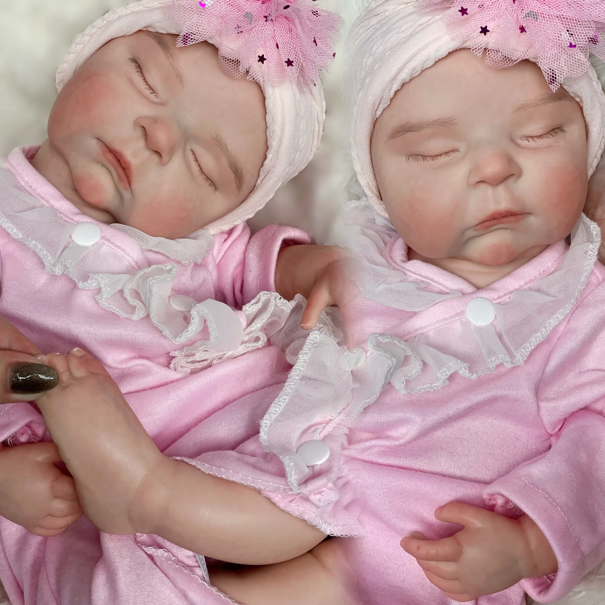 33CM&45CM Silicone Girl Peaches Bebê Reborn Painted/Unpainted Full Soft Silicone Reborn Dolls For Gift Corpo De Silicone Inteiro