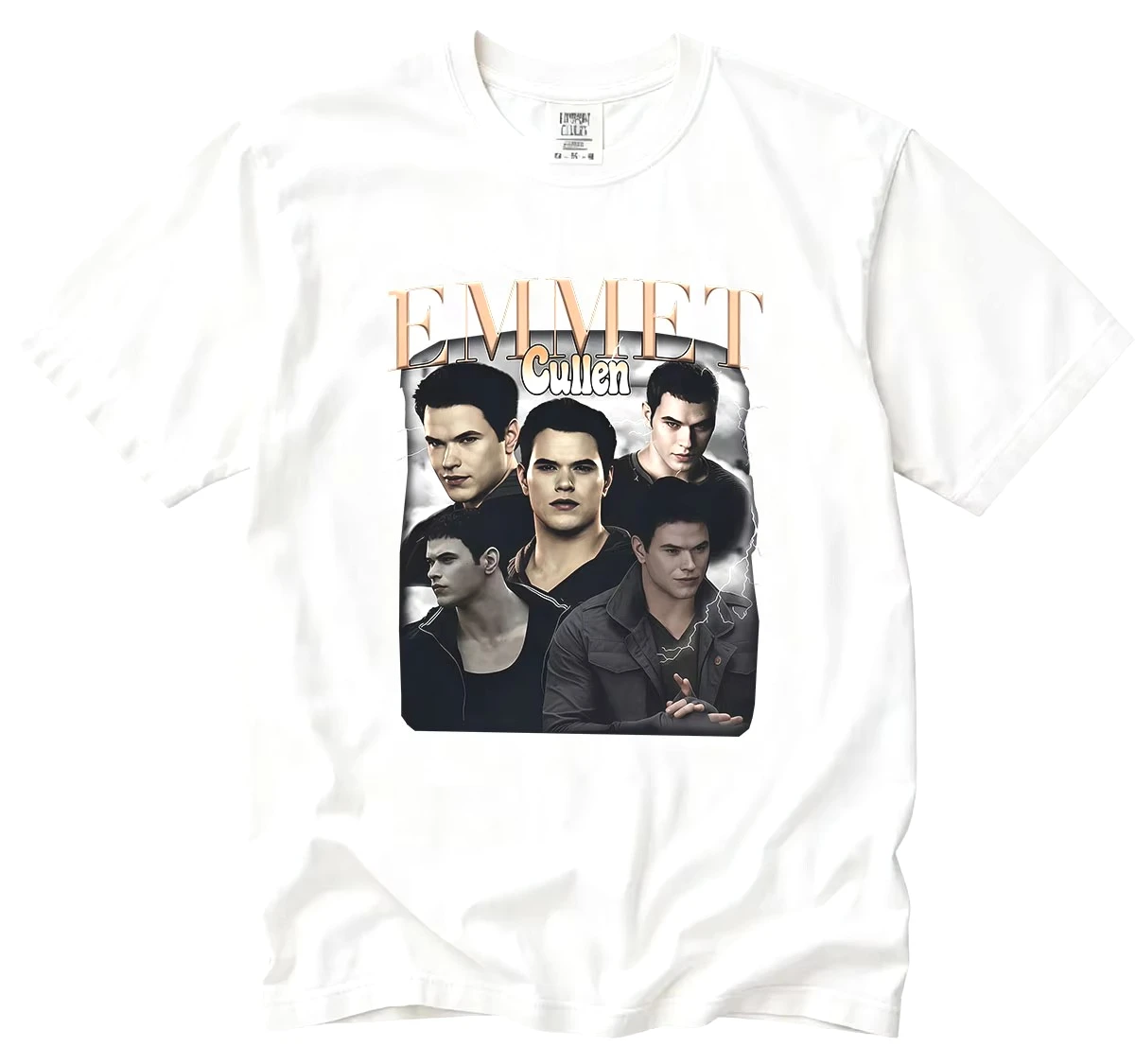 Summer Hot Sale Movie Twilight Emmet Cullen Graphic T Shirt Unisex Vintage Fashion T-shirt Breathable and Comfortable Clothes