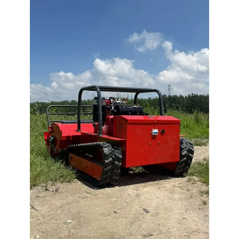 Industrial Wheelless Remote Control Lawn Mower Upgraded Version Diesel For Mowing Reservoirs Wastelands CE/ISO Certified DIY