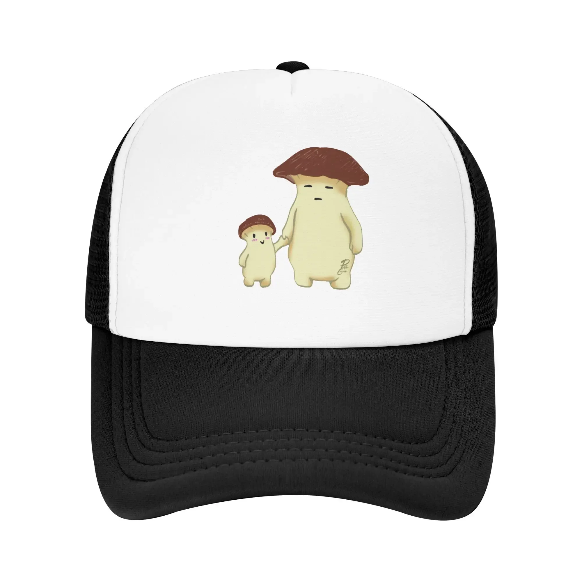 Funny Cute Mushroom People Dark Souls Pool Party Mesh Baseball Caps For Womens Spring Male Beach Golf Hat Peaked Cap