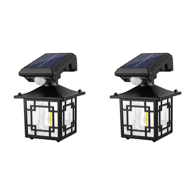 

Солнечные настенные светильники FAST-2X, уличные, водонепроницаемые, 200 лм, с датчиком движения, для забора, с 3 режимами, настенные бра для наружного освещения