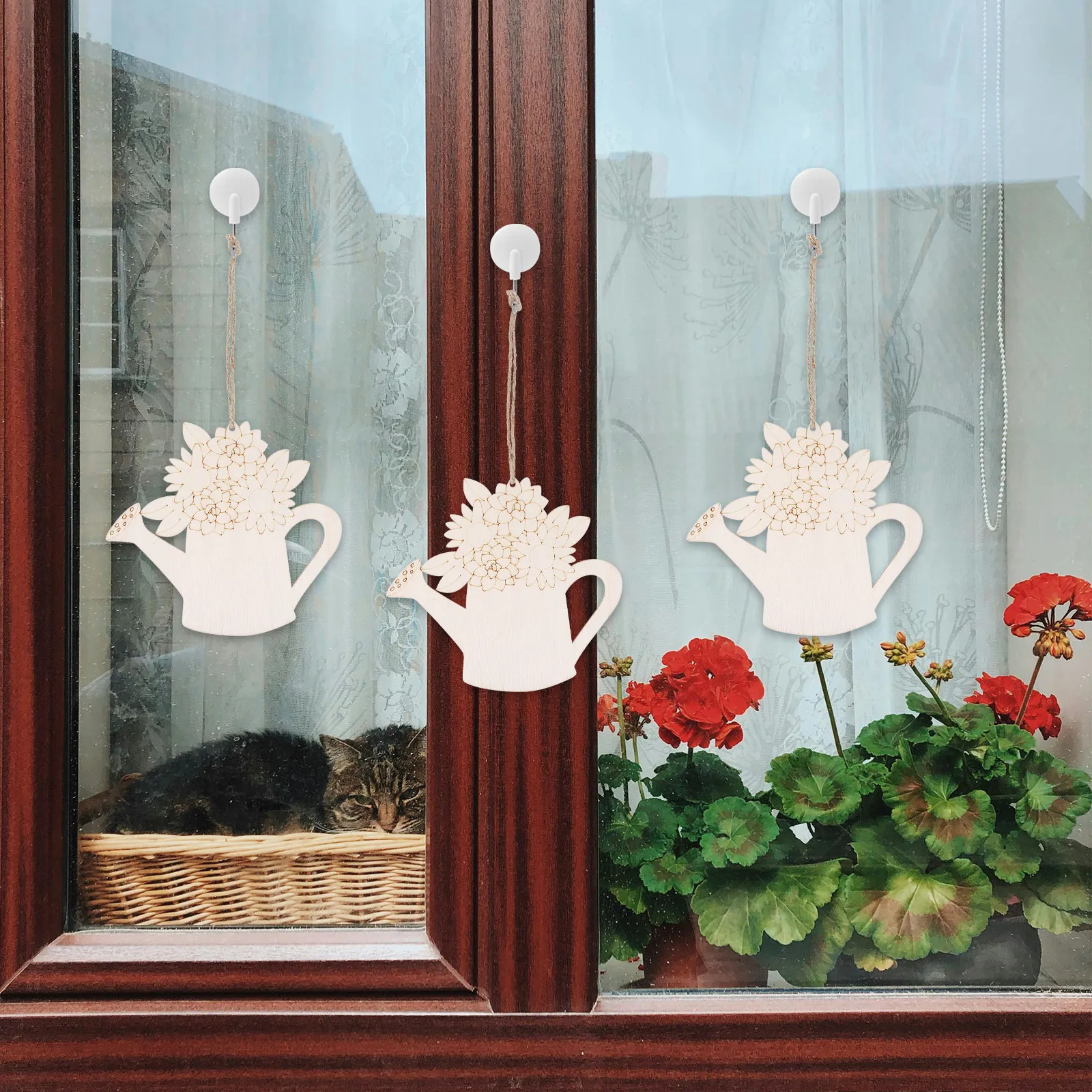 

Набор из 5 деревянных заготовок для декора: корзины для цветов, неокрашенные, для самостоятельного творчества, в деревенском стиле, весенне-летние подвесные украшения, дерево для росписи