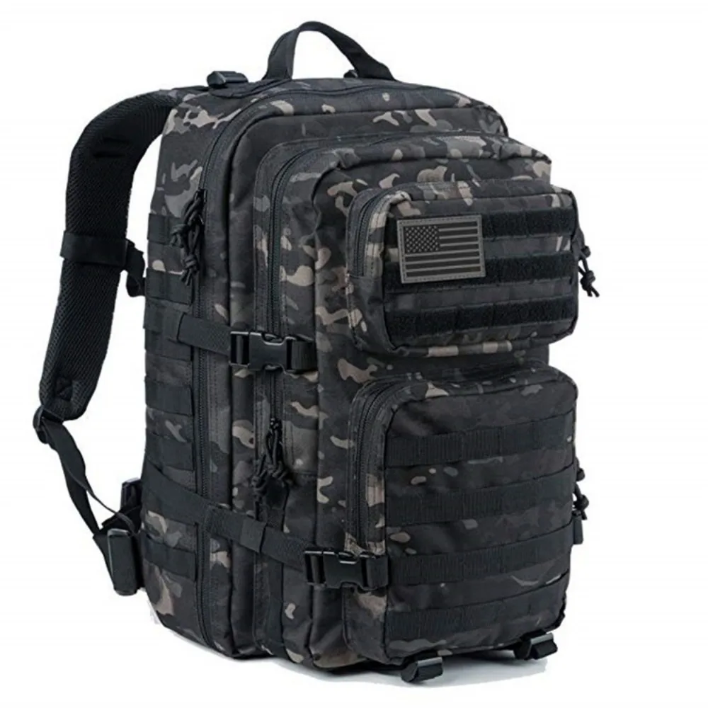 3 Day Assault Pack Military Black Camo Backpack Camo Gear Old School Camo Backpack Tactical  Military Voodoo Tactical Backpack