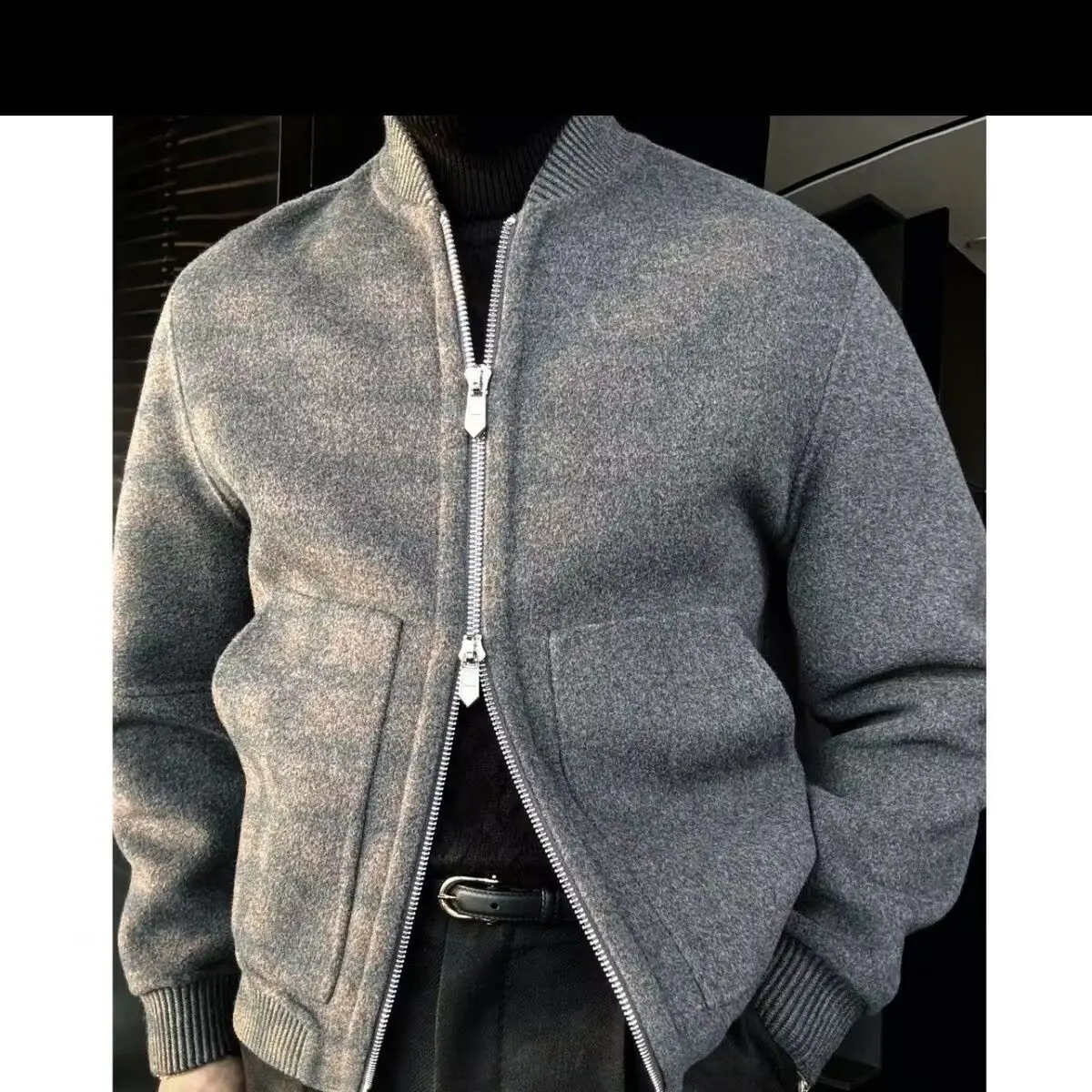 

Men's Knitted Zipper Sweater Cardigan Thi Warm Faionable Color Versatile Autumn Winter New Sle Casual Long Sve