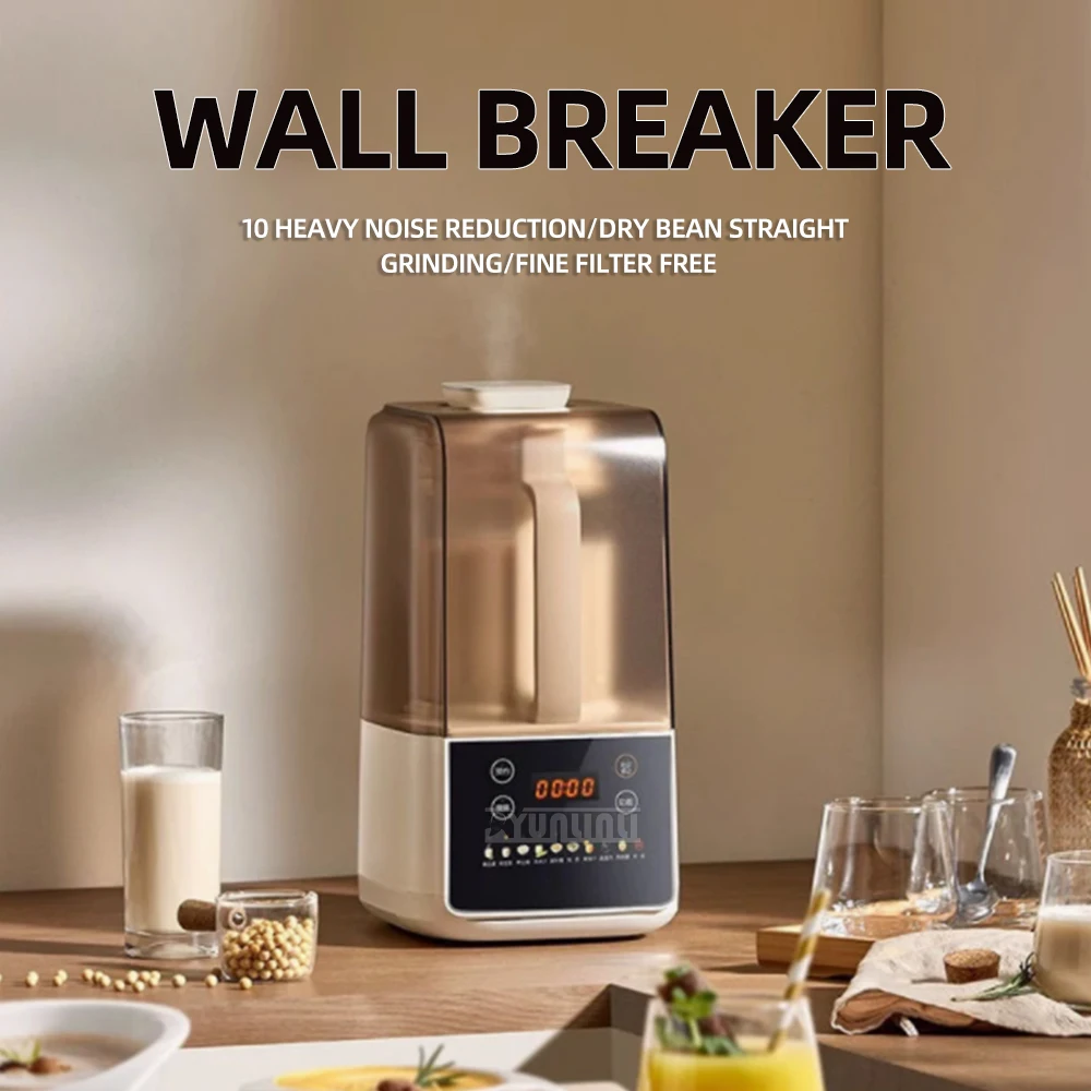 Multi-Functional Soybean Milk Machine Household Low Noise Breakfast Machine 1.5L High Speed Blender