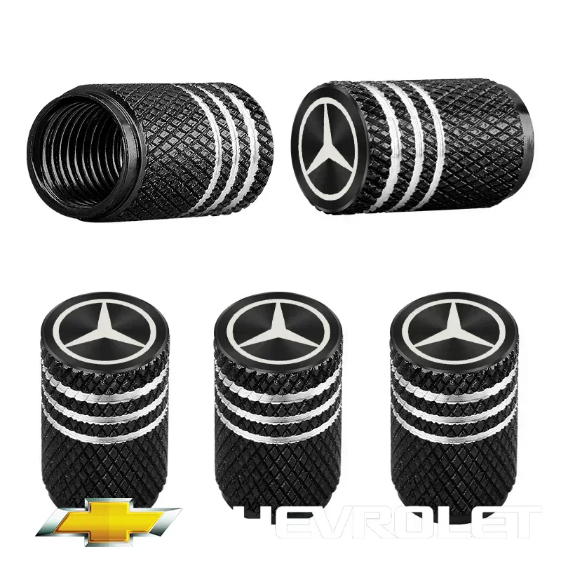 

5pcs Car Valve Caps Tire Wheel Stem Air Valve Caps For Mercedes Benz W203 W204 W205 W210 W211 W212 W221 W222 CLS CLA CLK SLK GL5