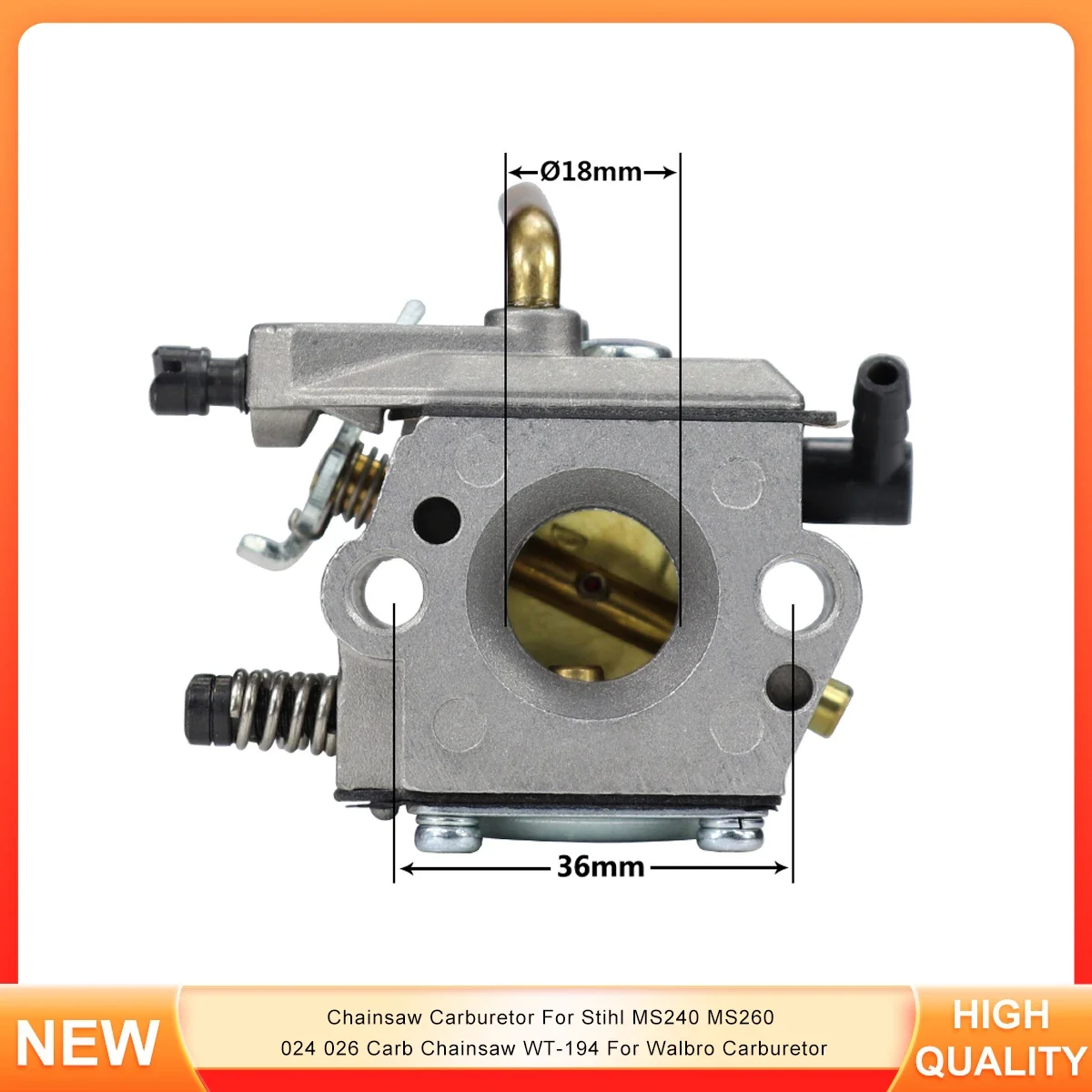 

Chainsaw Carburetor For Stihl MS240 MS260 024 026 Carb Chainsaw WT-194 For Walbro Carburetor