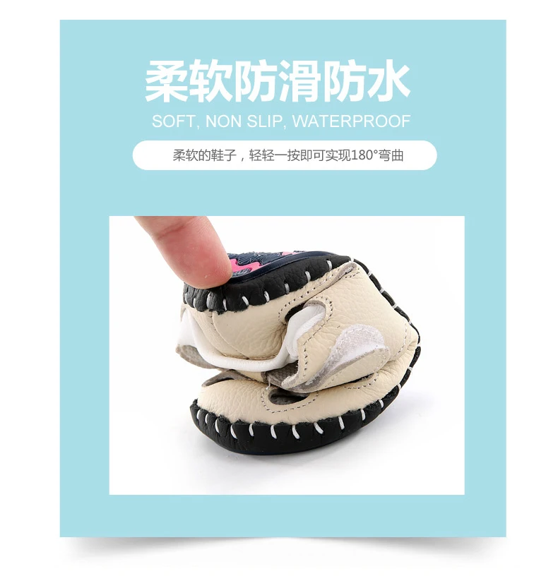 Months The first step in baby Baby shoes newborn Anti slip and anti falling