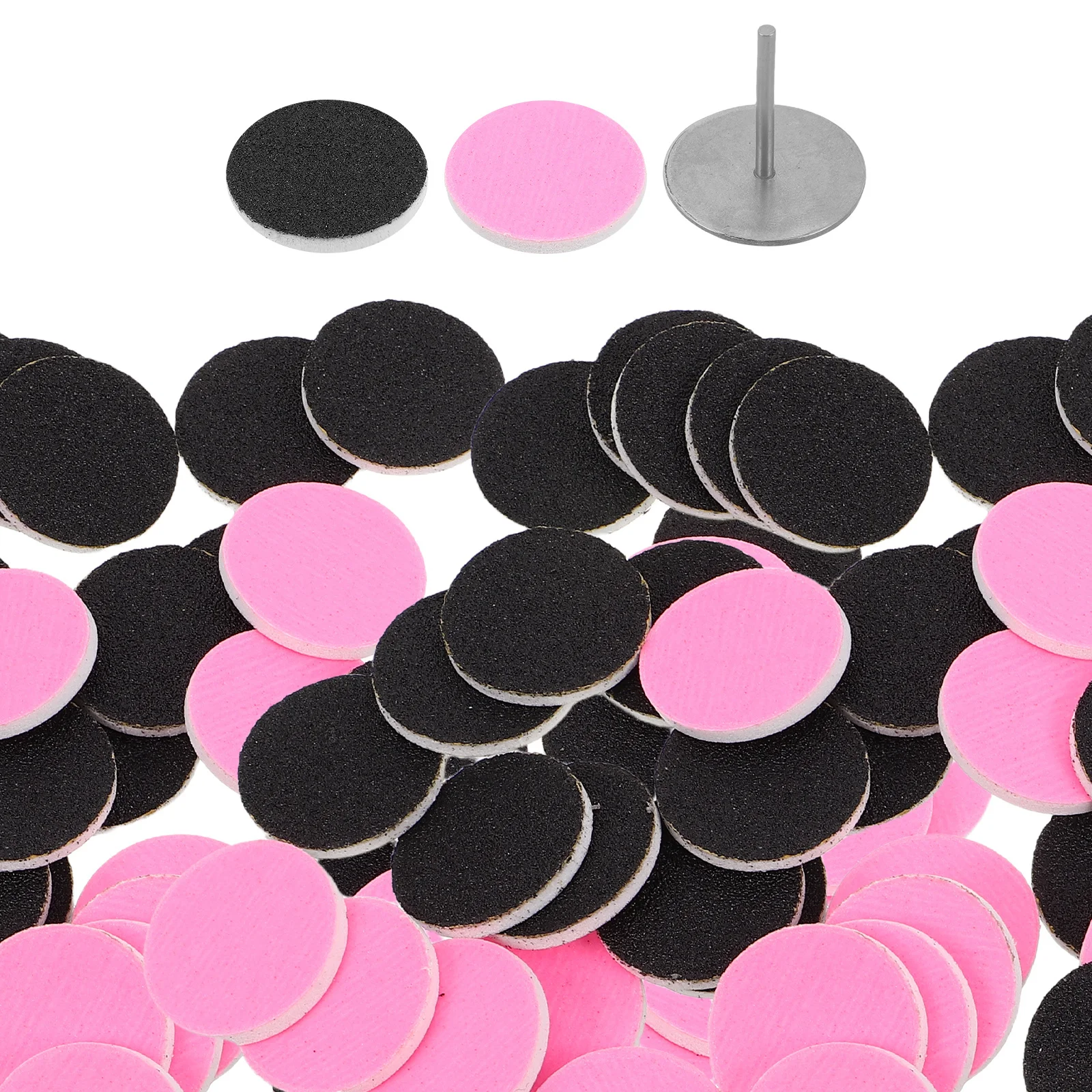 1 Zestaw Frezów do Paznokci Papier Ścierny Dysze Trwałe Precyzyjne Narzędzia do Manicure Pedicure Pilnik do Stóp Do Użytku Domowego Salonu Dyski do Polerowania Paznokci