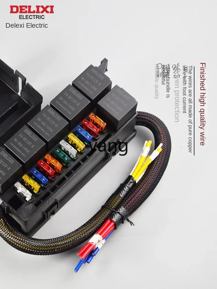 L'm RV Car Relay Fuse Box Modified 6-way Control Fuse Box