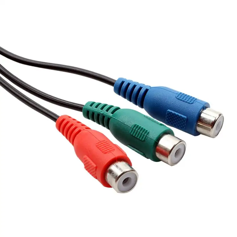 Female Adaptor Audio Video Cable Simple Clear Design Video Adaptor Cable Soft Audio Video Cable With Pure Audio Signal