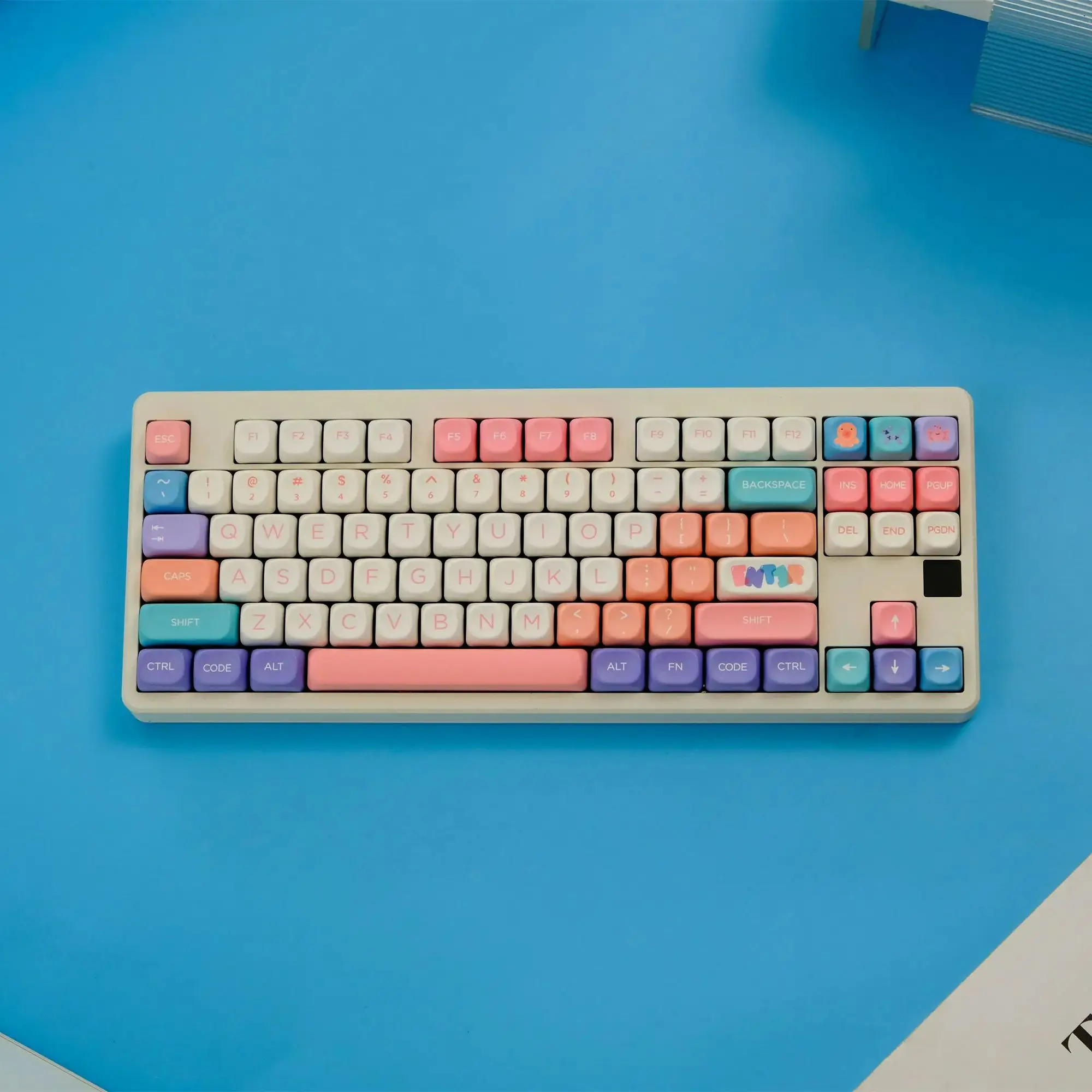 

Balloon Party Keycaps 126 Keys PBT Material MOA Profile DYE-SUB Personalized For CHERRY MX Switch Mechanical Keyboard