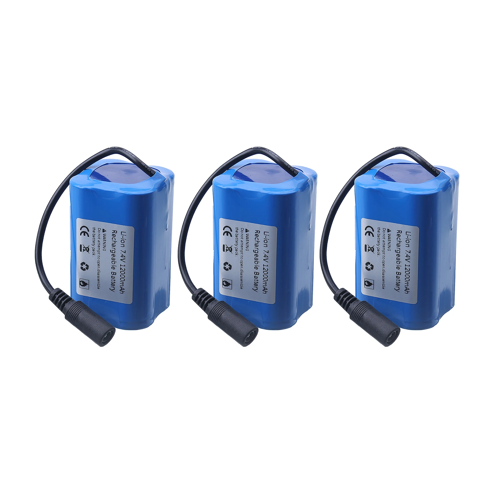 Visaasbootbatterij 7.4V 12000mAh hoge capaciteit Veilig Duurzaam Visserij-specifiek Compatibel met T188 T888 2011-5 V007 C18 H18