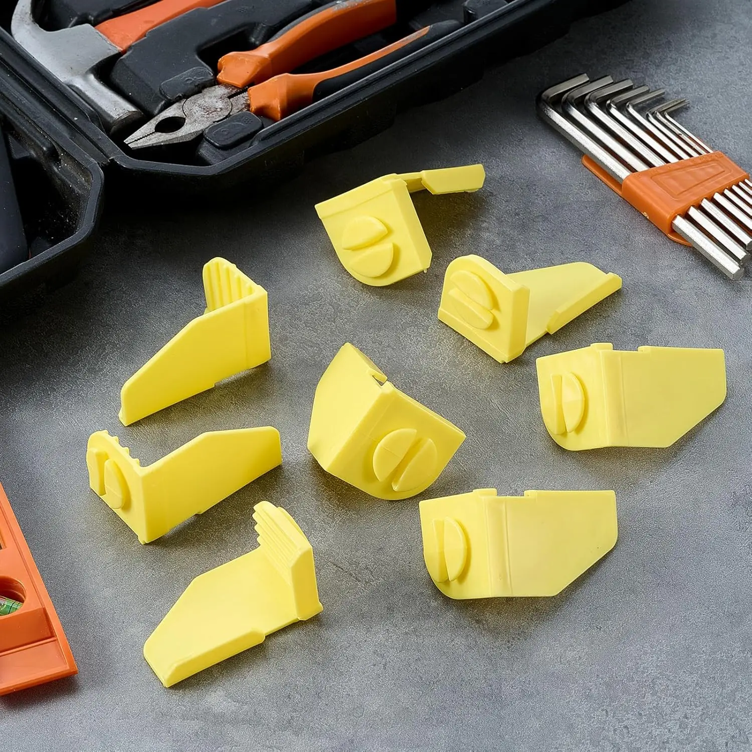 4pcs Bricklaying Line Fixing Bracket | Bricklayer's Wall-Laying String Line Aid | Construction Accessories image 5