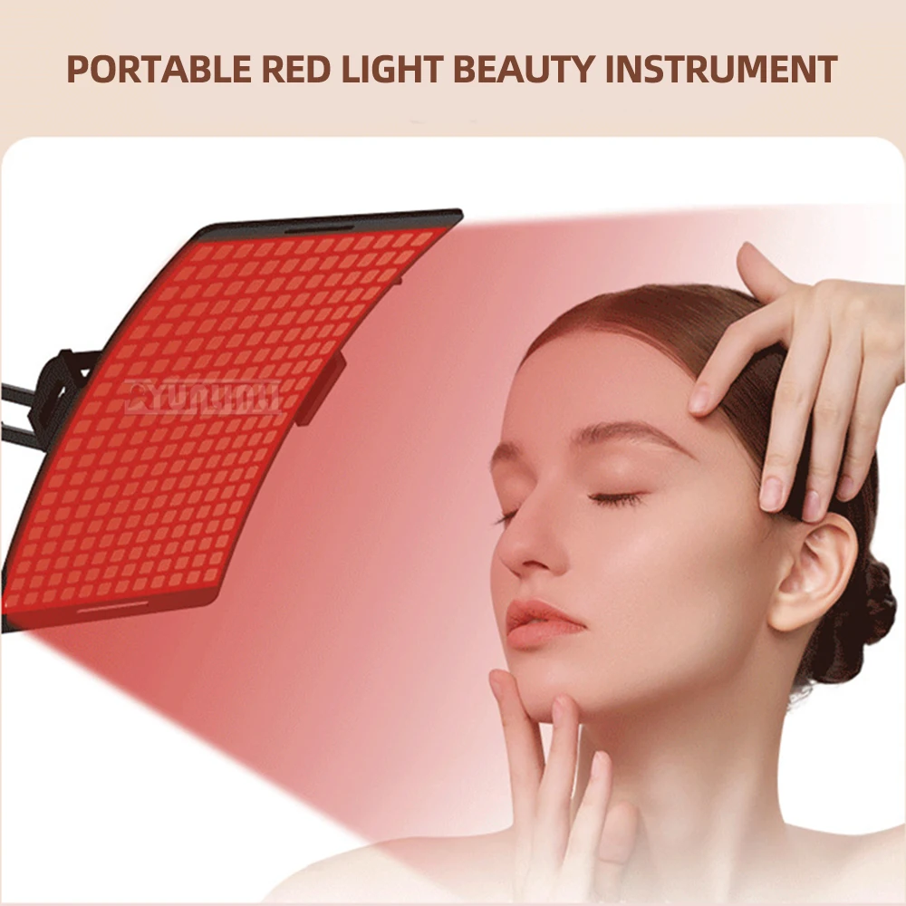 Yunlin Li Stand Large Row Of Lights Red Light Whole Body Beauty Lamp Infrared Physiotherapy Lamp
