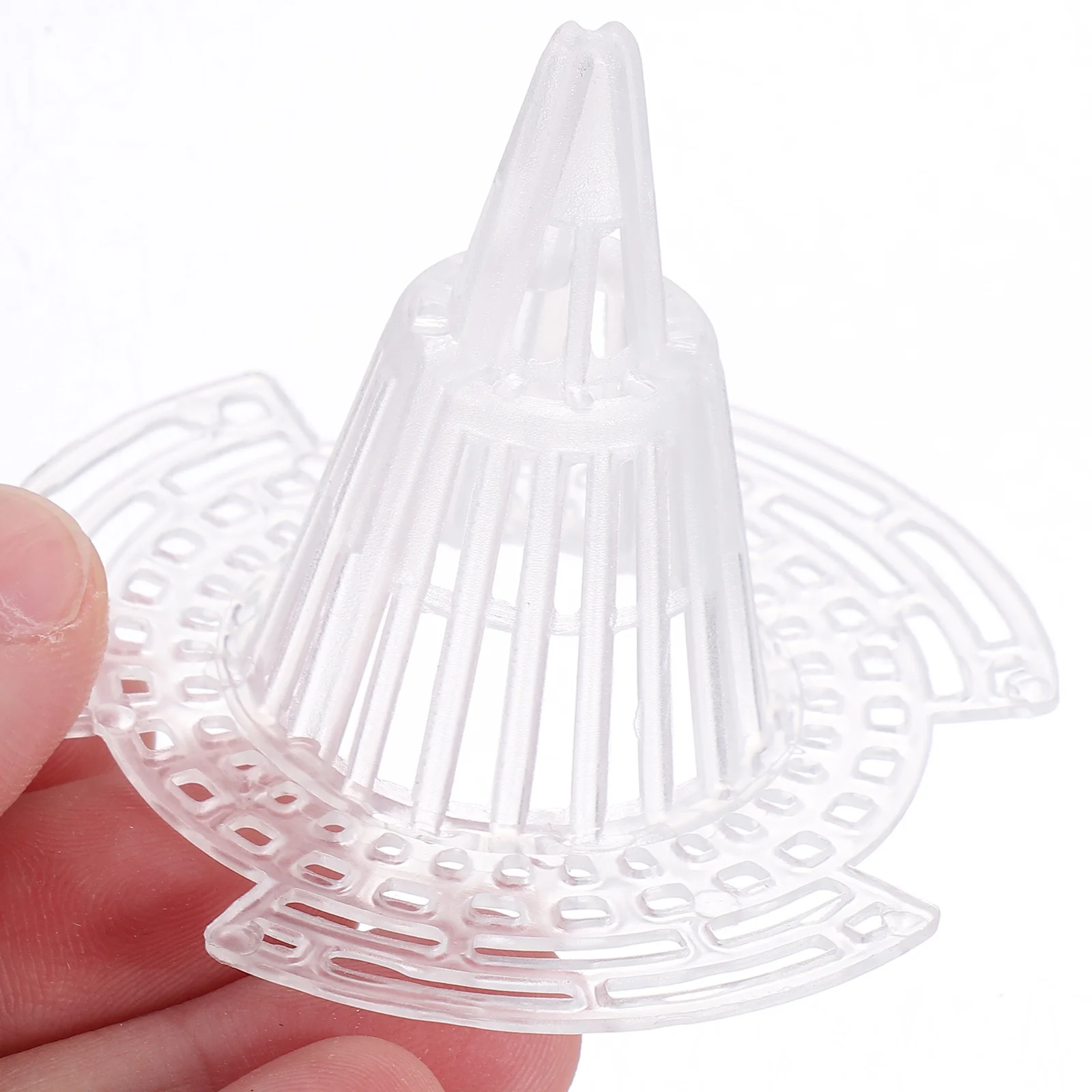25 個プランターインサートメッシュパッドプラスチック植木鉢底クッション通気性排水マット盆栽ポットアクセサリー植木鉢フィルター