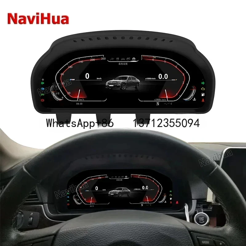 12.3 Inch LINUX System Auto Meter Gauge Speedometer Car Electric Digital Instrument Cluster Dashboard for BMW F10 X4 F26