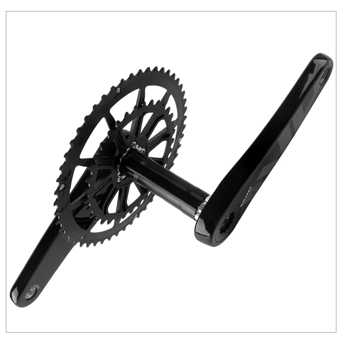WUZEI 3-Bolzen Carbon-Kurbelgarnitur 165 170mm Rennrad-Kurbel 24mm 29mm Ti AL7075 Achse Faltrad-Kettenblatt für SRAM – Detail 25