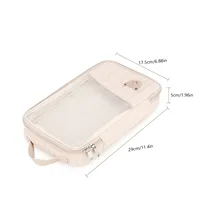 Sac à couches mignon pour poussette, sac suspendu, rangement séparé pour vêtements et couches de bébé, sac de rangement pour changement et lavage de voyage 4