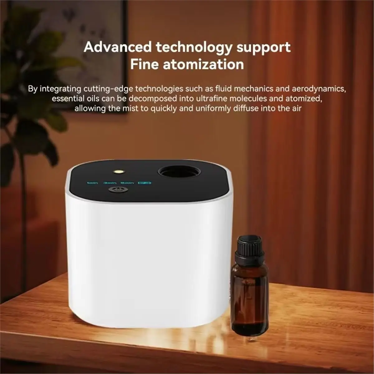 Big Discount Rechargeable Pure Essential Oil Aroma Diffuser Fresh Air Home Scent Waterless Fragrance Nebulizer for Home Office