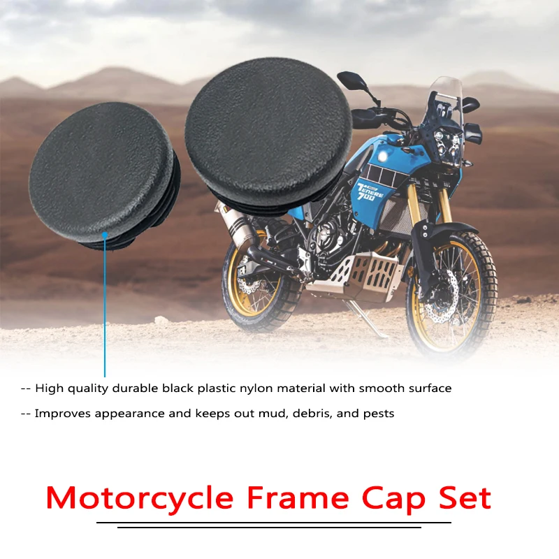 For YAMAHA Tenere700 Frame Hole Cover TENERE 700 XTZ 700 2019 2020 2021 2022 2023 Motorcycle Caps Plug Decorative Frame Cap Set