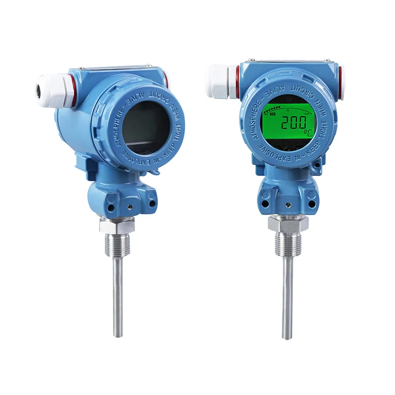 

4-20mA RTD Temperature Transmitter with Hart Industrial 4-20mA HART Head Mounted Temperature Measuring Sensor Transmitter