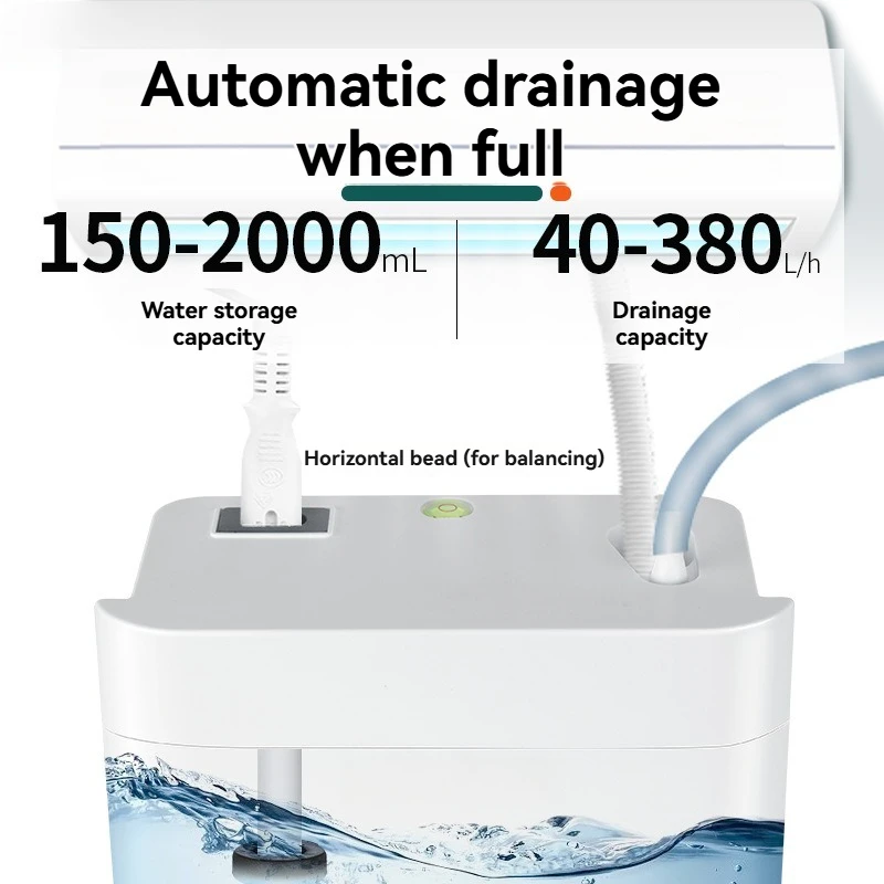 Home-use Air Conditioner Condensate Pump, Smart Dehumidifier, Automatic Condensate Drainage Pump With Quiet Operation