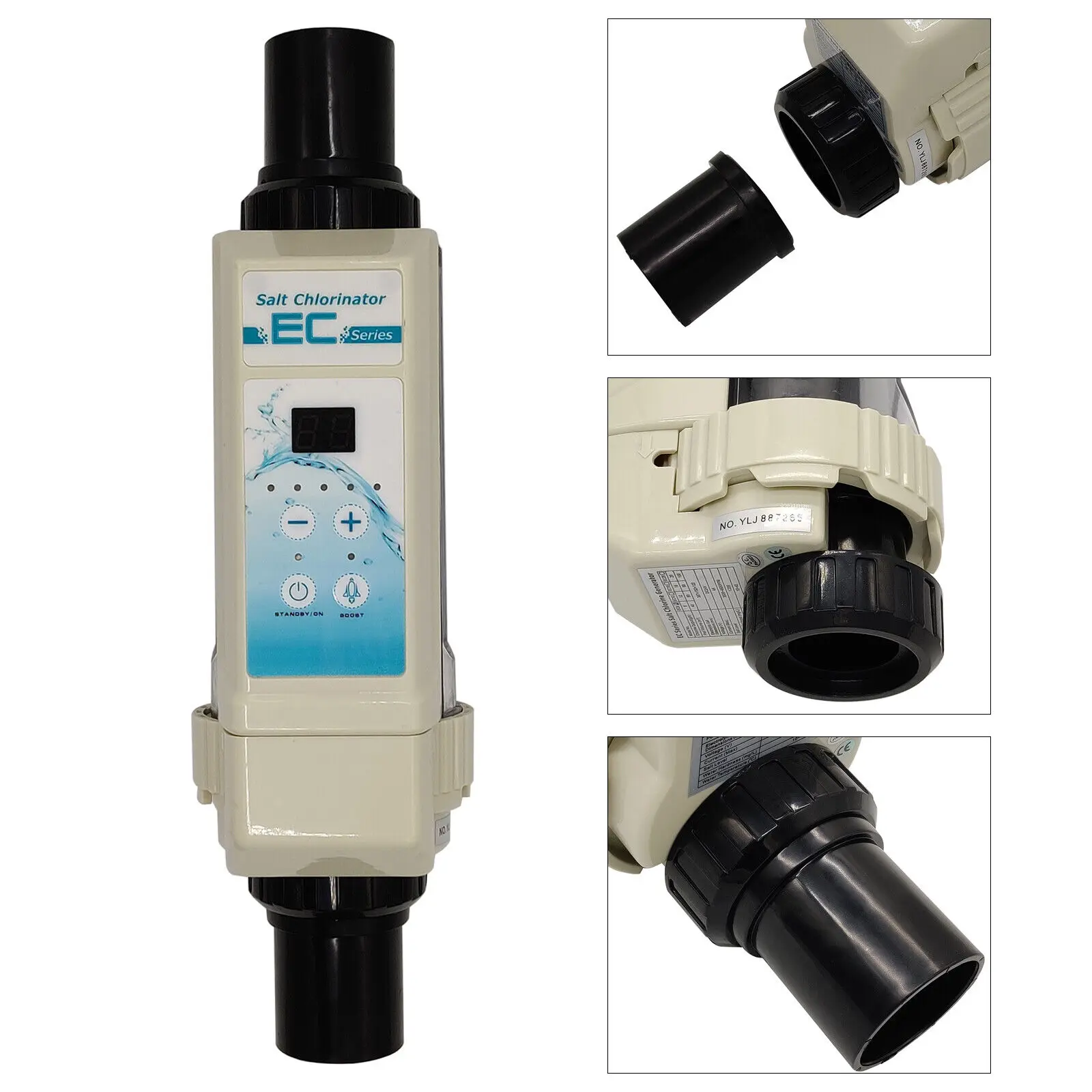 8G/H Salt Water Chlorinator Chlorine Generator System Spa for≤40m³ Swimming Pool