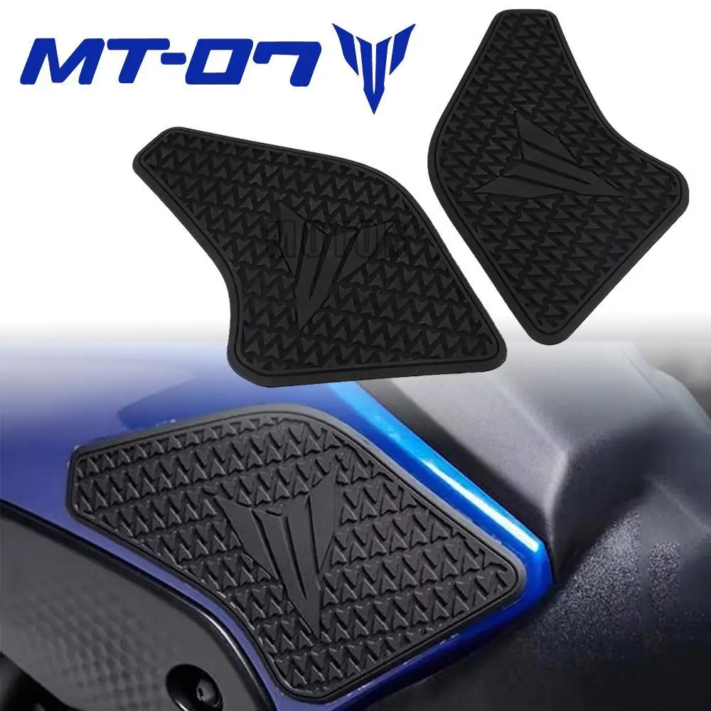Motorcycle Fuel Tank Cushion Pad, Fuel Tank Pads, Side Sticker, Protector para Yamaha MT 07, MT-07, 2021-2023, 2022, MT07