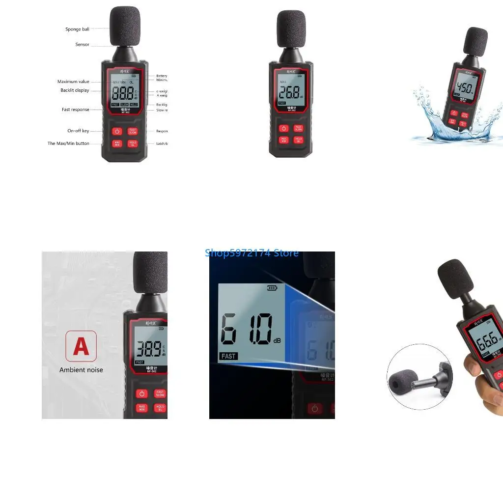 Y3NB Advanced Digital Sound Analyzers Exceptional Precisions in Decibel Measurement & Analysis for Comprehensive Noise Test