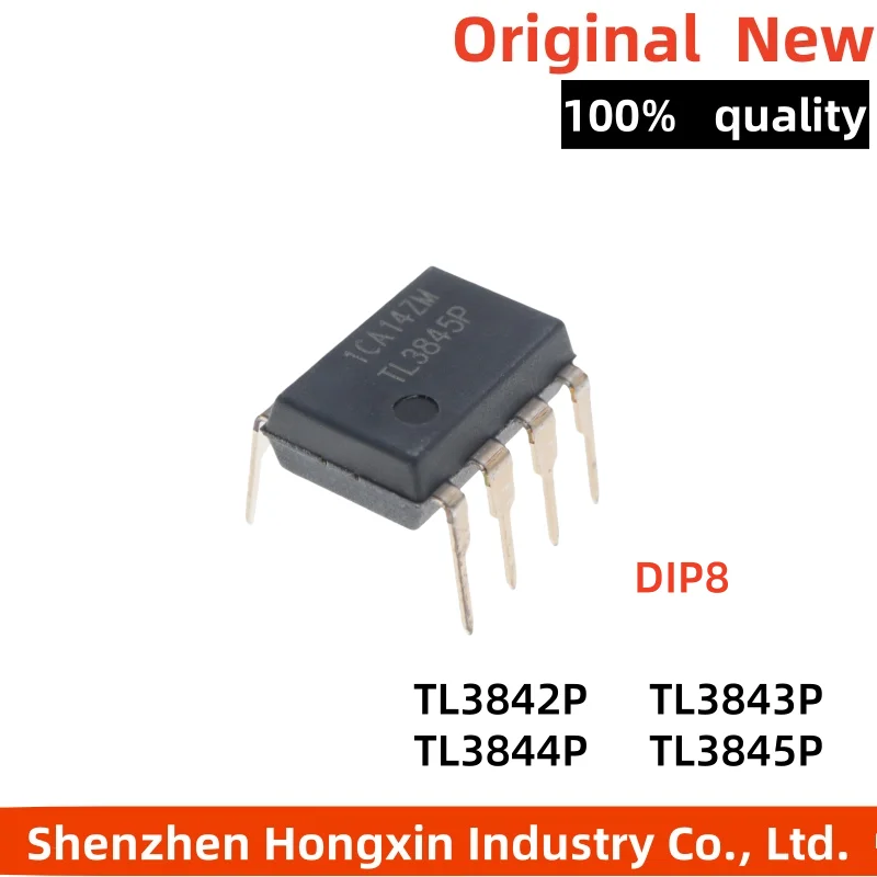 5 pieces TL3842P TL3843P TL3844P TL3845P switch controllers are directly inserted into DIP8 power management chip