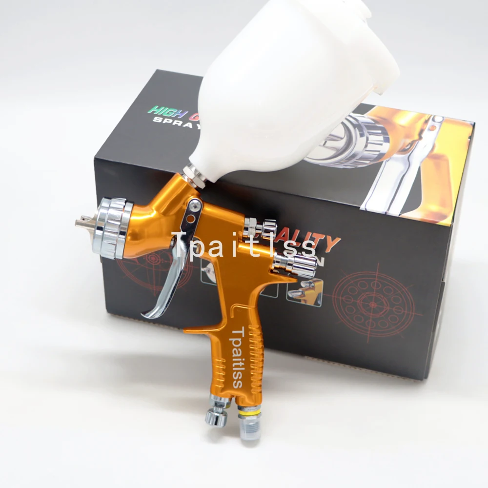 Tpaitlss-Pistolet de Peinture localité pour Voiture, 1.3/1.8mm, Buse TE20/T110, à Base d\'Eau