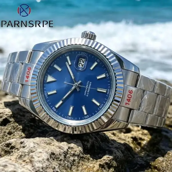 

Diver NH35A Luxury Automatic Men's Watch 40.5mm Sapphire Crystal Waterproof Design Casual Fashion Watch Date Just
