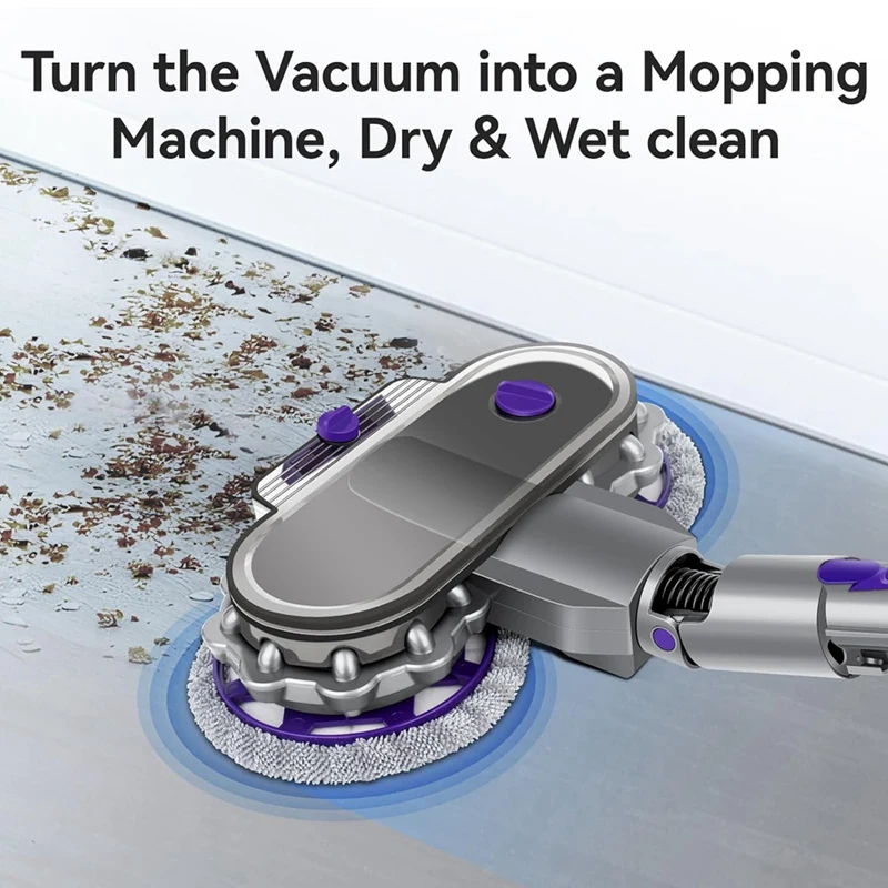 High Efficiency Cleaning Head Dry And Wet Mop Head With Water Trank As Shown For Dysons V7 V8 V10 V11 V15 Vacuum Cleaners